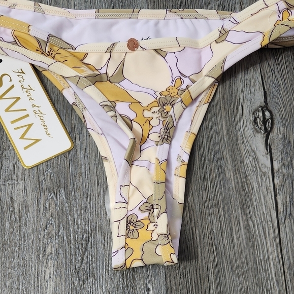 New!For Love and Lemons Bikini Bottom Floral Cheeky‎ Bottom Swim - Picture 5 of 7